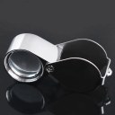 Silver eye magnifying glass High Quality 30x21mm Jeweler Loupe Hot Selling