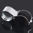 Silver eye magnifying glass High Quality 30x21mm Jeweler Loupe Hot Selling