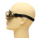 Rivet Vintage Steampunk Goggles Glasses Welding Punk Cosplay Brass