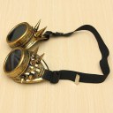 Rivet Vintage Steampunk Goggles Glasses Welding Punk Cosplay Brass