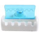 Home Bathroom Toothbrush SpinBrush Suction Holder Stand Rack Plastic Set 5 Bin 