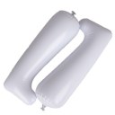 4 Pairs 12 Inch White Film Inflatable Boot Stretcher Shaper Shoe Tree