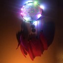 Lantern Light-emitting Stainless Steel DreamCatcher Home Car Decoration Ornament