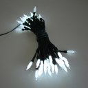 7.5M Solar Power White 50 LED Fairy Ice Light String Light Lamp Party Wedding