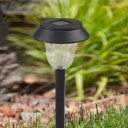 1 Set of 10 Plastic Garden LED Color Changing Solar Lawn Lights Pathway Outdoor