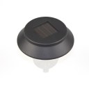 1 set of 4 Plastic Garden LED Color-Changing Solar Lawn Lights Pathway Outdoor