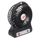 Multifunctional Rechargeable USB Fan mini Portable Cooling Fan Black