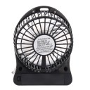 Multifunctional Rechargeable USB Fan mini Portable Cooling Fan Black