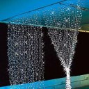 Christmas LED Strip Curtain Light 3m x 3m 300LED Party Wedding Fairy String Lights EU Plug