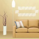 Maze Mirror Style Removable Decal Art Wall Sticker Home Decoration