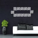 Maze Mirror Style Removable Decal Art Wall Sticker Home Decoration