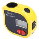 Yellow Infrared Range Finder Distance Measurer Meter Rangefinder Small Portable