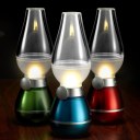 Blowing Control Table Lamp USB Rechargeable LED Kerosene Desk Lamp Retro Style