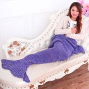 Crochet Mermaid  Handmade Sleeping Bag Blanket knitted Mermaid Tail Blanket 