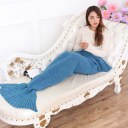 Crochet Mermaid  Handmade Sleeping Bag Blanket knitted Mermaid Tail Blanket 