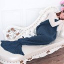 Crochet Mermaid  Handmade Sleeping Bag Blanket knitted Mermaid Tail Blanket 