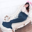 Crochet Mermaid  Handmade Sleeping Bag Blanket knitted Mermaid Tail Blanket 