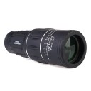 Portable Dual Handheld 16x52 Single Tube Telescope Optical Zoom Tourism Black