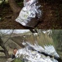 Portable Outdoor Waterproof Emergency Shelter Survival Foil Thermal First Aid Blanket