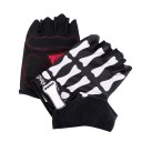 Outdoor Riding Skull Half Finger Gloves Sports Workout Exercise Training Wear