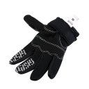 QEPAE Cycling Bike Anti-Slip Breathable Hand Skeleton Pattern Full Finger Gloves