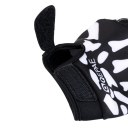 QEPAE Cycling Bike Anti-Slip Breathable Hand Skeleton Pattern Full Finger Gloves