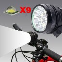 12000 Lumen 9*CREE XML-T6 Super Bright Bike Light Bicycle Headlight