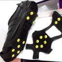 1 Pair Anti-skid Grips Shoe Spikes Ice Snow Crampons Cleats For Hiking Climbing