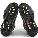 1 Pair Anti-skid Grips Shoe Spikes Ice Snow Crampons Cleats For Hiking Climbing