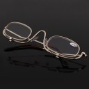 Women Make-up 2.5x Magnifying Makeup Eye Alloy Glasses Spectacles Flip Down Lens