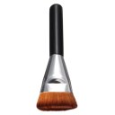 Synthetic Hair Wood Handle Flat Brush Pro Makeup Tool