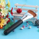 Synthetic Hair Wood Handle Flat Brush Pro Makeup Tool