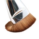 Synthetic Hair Wood Handle Flat Brush Pro Makeup Tool