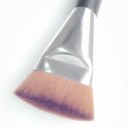 Synthetic Hair Wood Handle Flat Brush Pro Makeup Tool