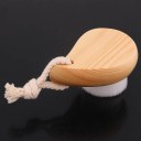 Soft Mild Fiber Facial Face Deep Cleansing Clean Wash with wooden Brush Hold