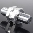 Automotive One Way Aluminium Fuel Non Return Check Valve 6mm  10mm 12mm