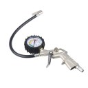 300 PSI Pistol-type Air Chuck with Dial Tire Inflator Gauge w/ Flexible Hose