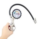 300 PSI Pistol-type Air Chuck with Dial Tire Inflator Gauge w/ Flexible Hose