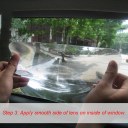 Wide Angle Fresnel Lens Car Parking Reversing Sticker Useful Enlarge View Angle