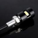 2pcs Black LED Motorcycle & Car License Plate Screw Bolt Light lamp light bulb 12V