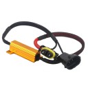 H8 H11 HID Carchet LED Turn Signal Resistor Canbus Error Free Special Cable 2Pcs