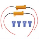 2pcs Load Resistor Fix LED Bulb Fix Error Fast Flash Turn Signal Light Running