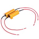 2pcs Load Resistor Fix LED Bulb Fix Error Fast Flash Turn Signal Light Running