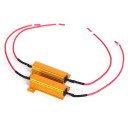 2pcs Load Resistor Fix LED Bulb Fix Error Fast Flash Turn Signal Light Running