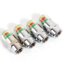 4PCS/lot 2.4BAR 2.48 BAR 36PSI Car Auto Tire Air Pressure Valve Stem Caps Sensor