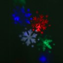 Outdoor Waterproof LED Christmas Snowflake Pattern Projection Lamp Color lights