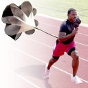 Speed Resistance Training Speed Chute Running Parachute Football Soccer black