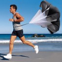 Speed Resistance Training Speed Chute Running Parachute Football Soccer black