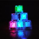 12pcs LED Ice Cubes Color Change Water Sensor Light For Romantic Wedding Party