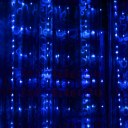 3x3M Waterfall 336LED Water Flow String Light Wedding Party Xmas Decoration Blue